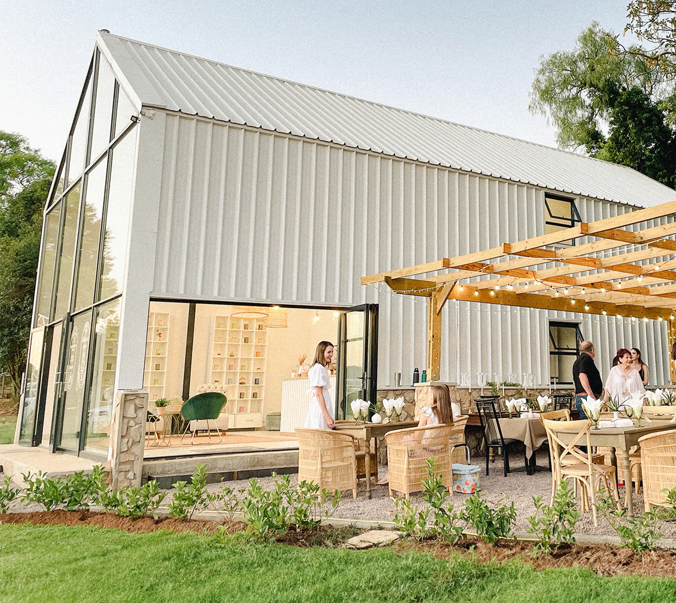 Modular steel home in South Africa